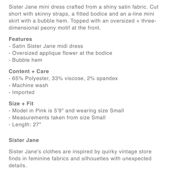 Sister Jane Pink Smocked Satin Mini Dress - Picture 15 of 15